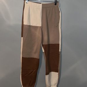 hollister color block sweatpants